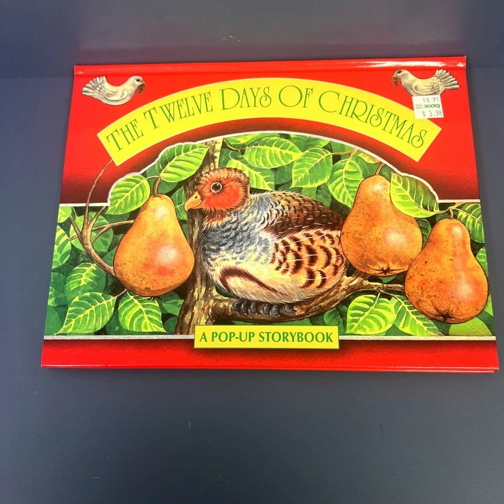 New The Twelve Days of Christmas A Pop-Up Storybook /1st Edition 1994 Hard Cover